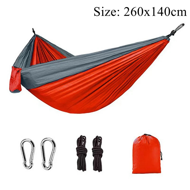 Portable Double Hammock with Stand