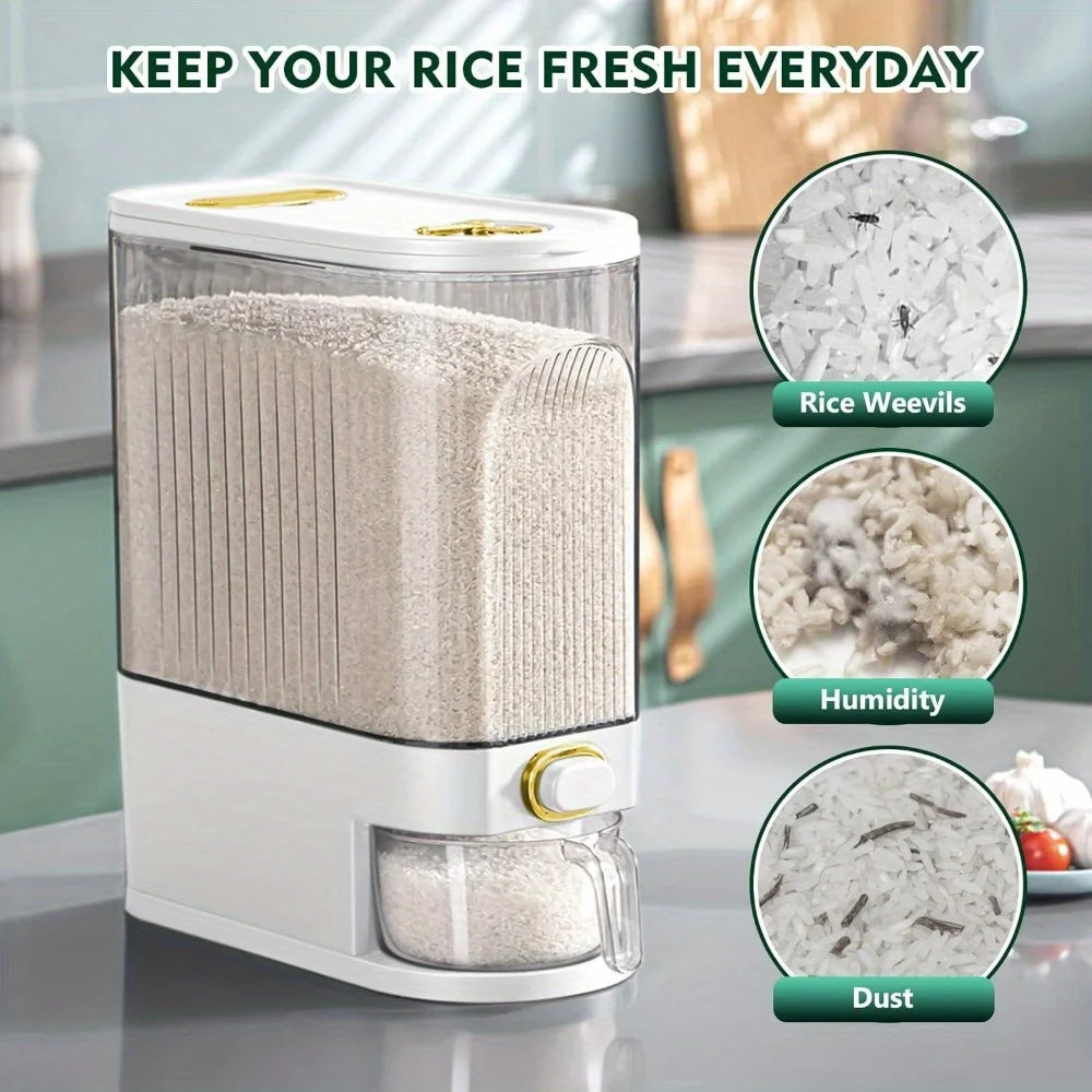Smart Pantry Rice Dispenser – 5kg / 10kg Airtight Storage